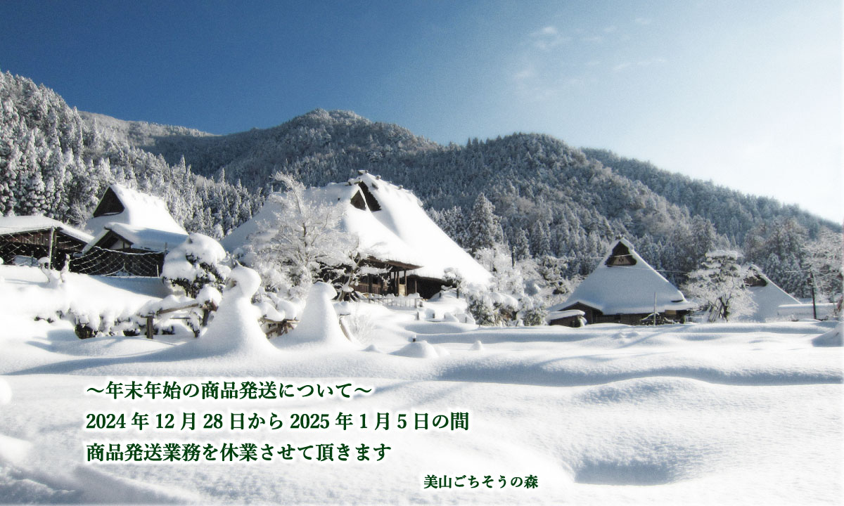 年末年始の商品発送について