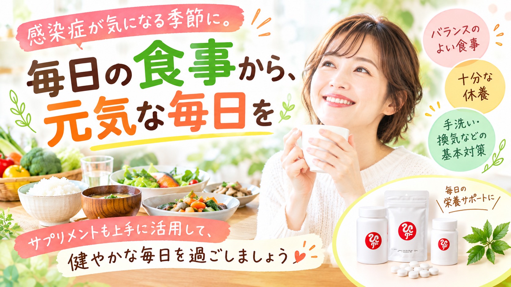 感染症が気になる季節に