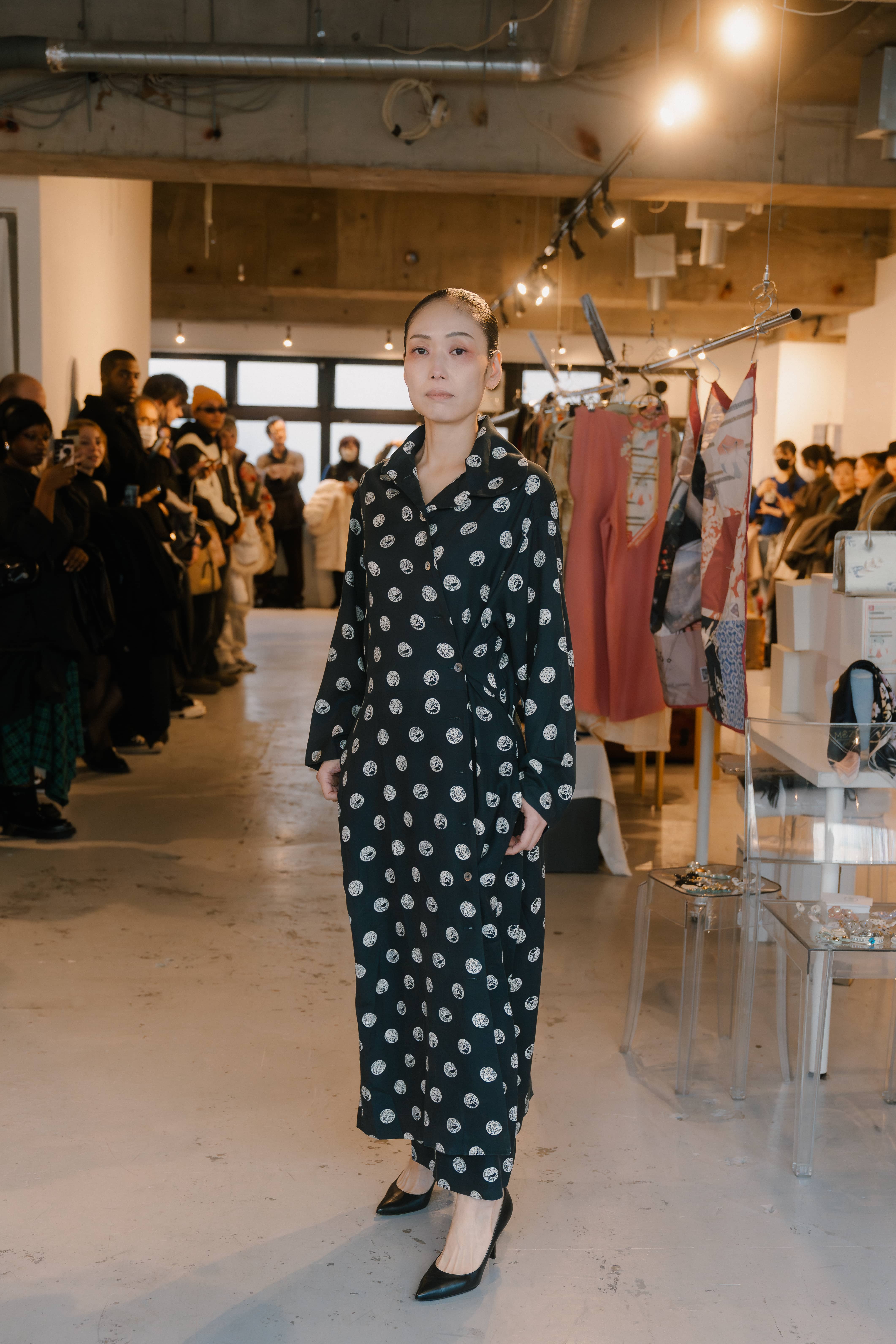 【伝統工芸をあなたらしく纏う！】伝統柄をドット柄で表現してワンピースを制作