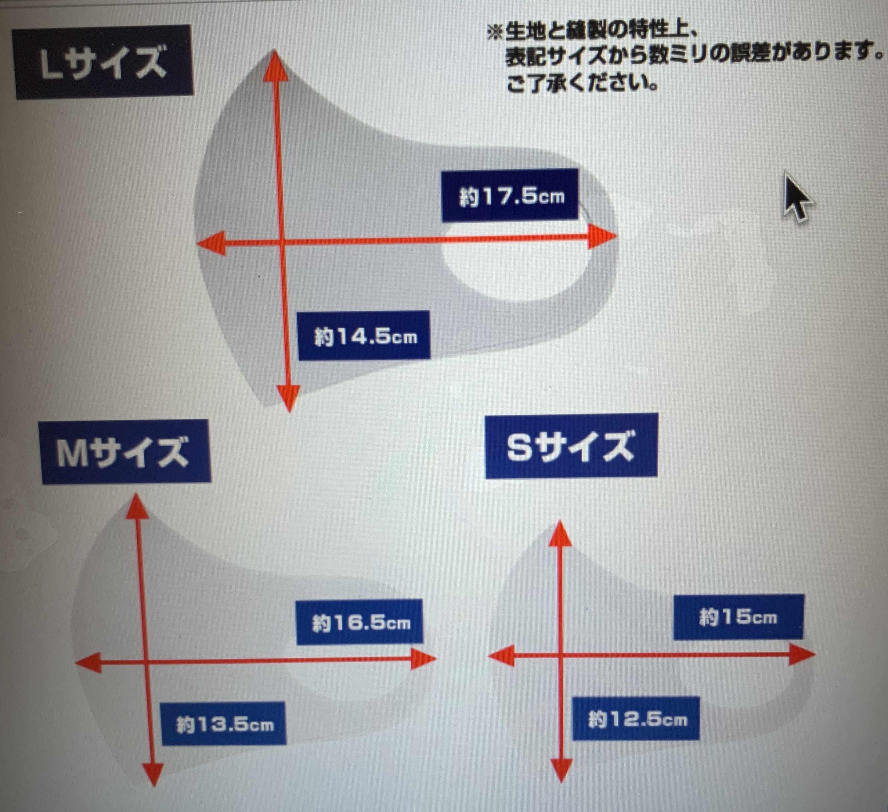 マスク　サイズ感