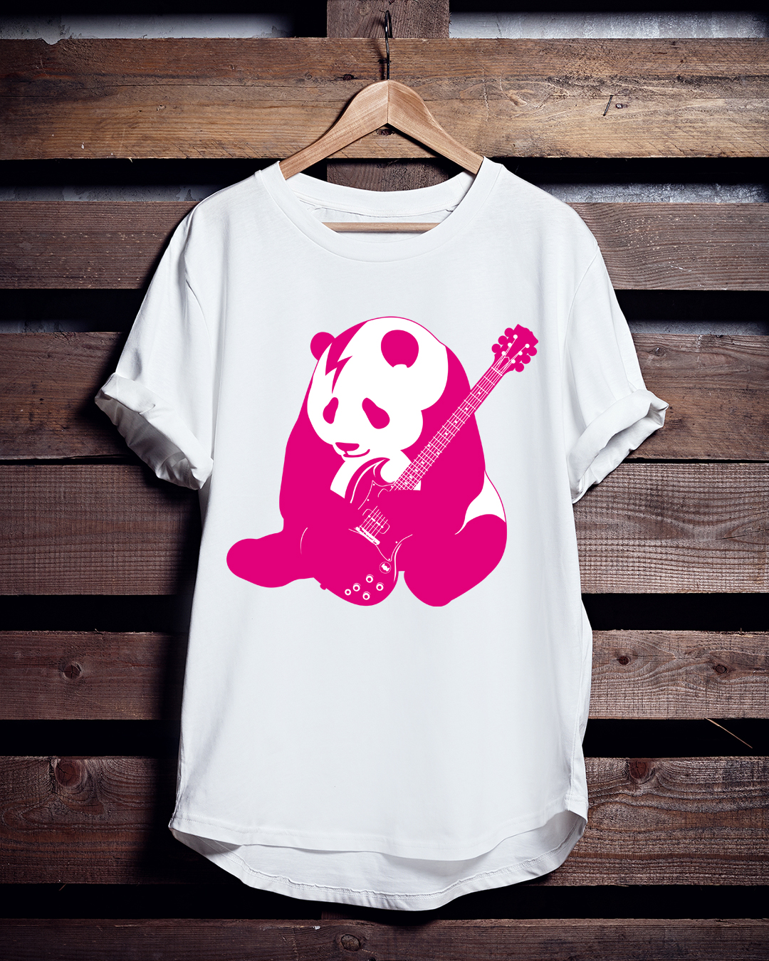 パンダTシャツ「PUNK PANDA」