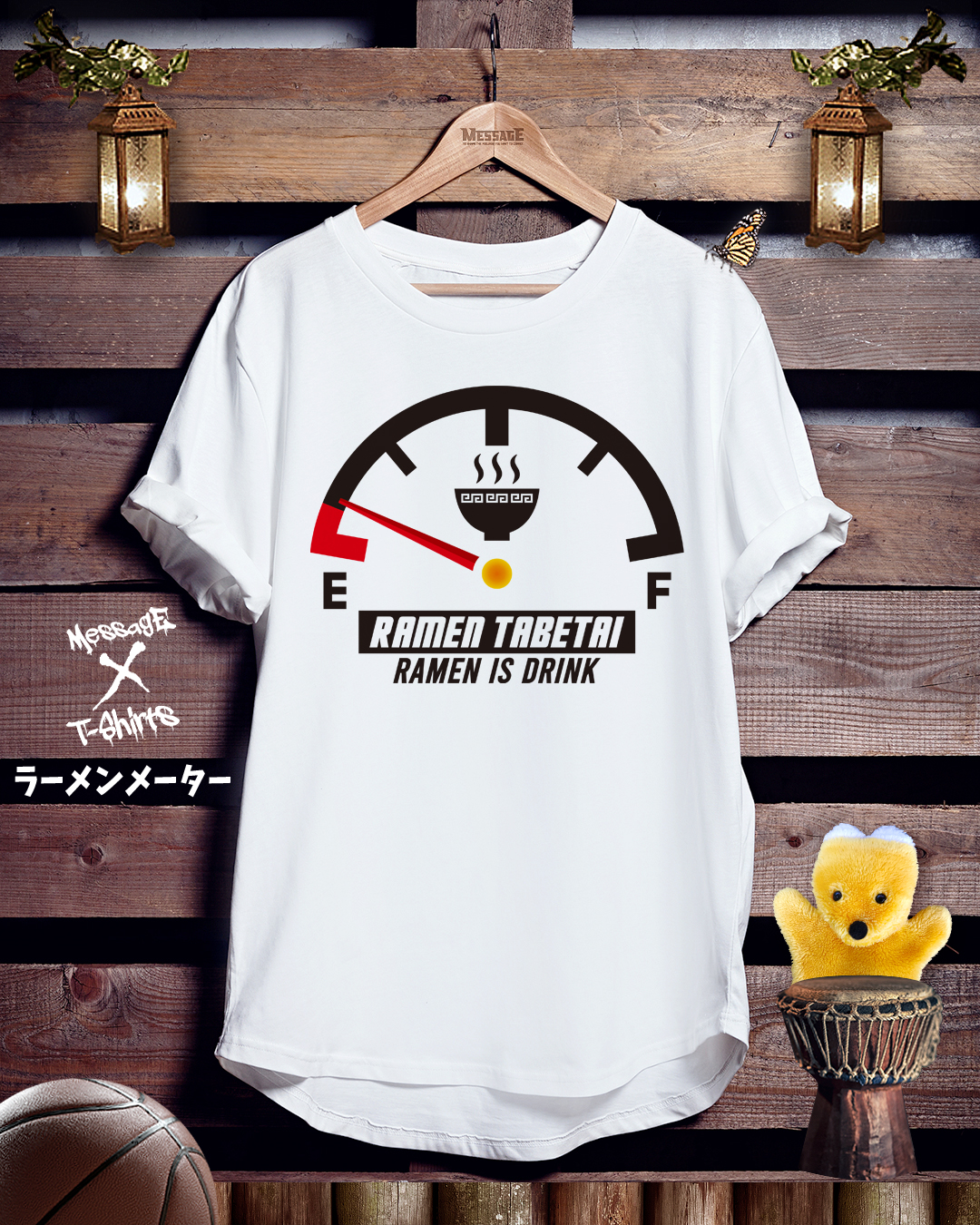 おもしろラーメンTシャツ「ラーメンメーター」