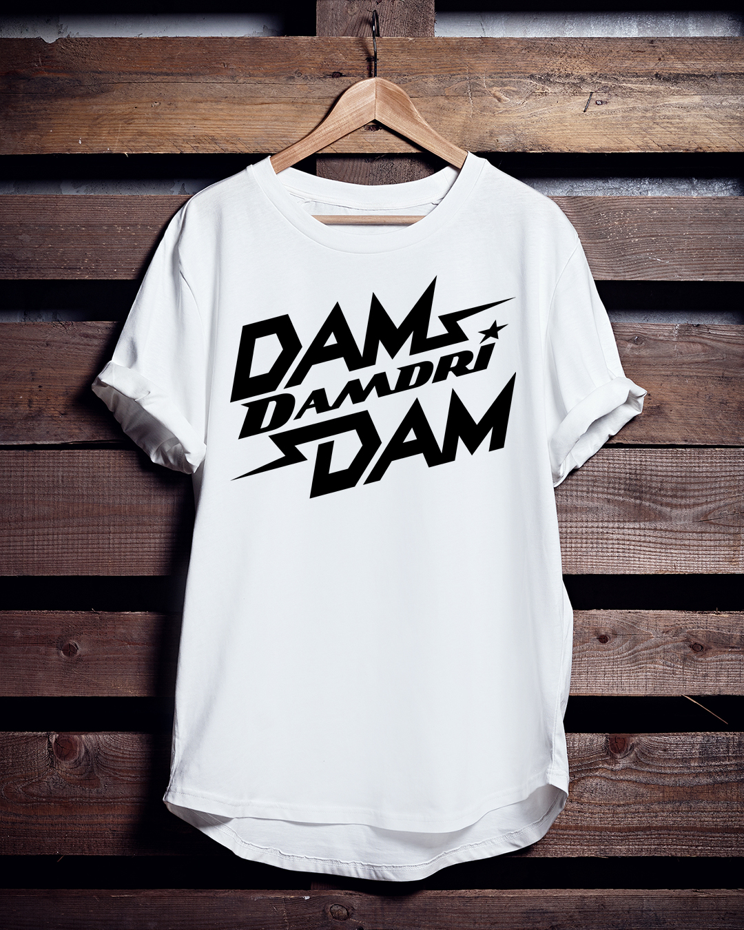 バスケTシャツ「DAM DAM DAMDRI」