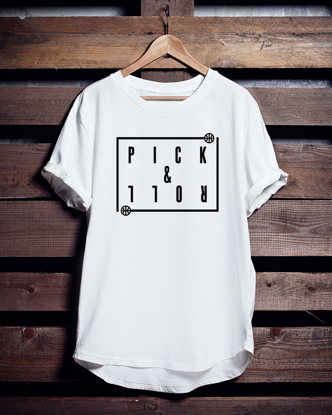 バスケTシャツ「PICK&ROLL」