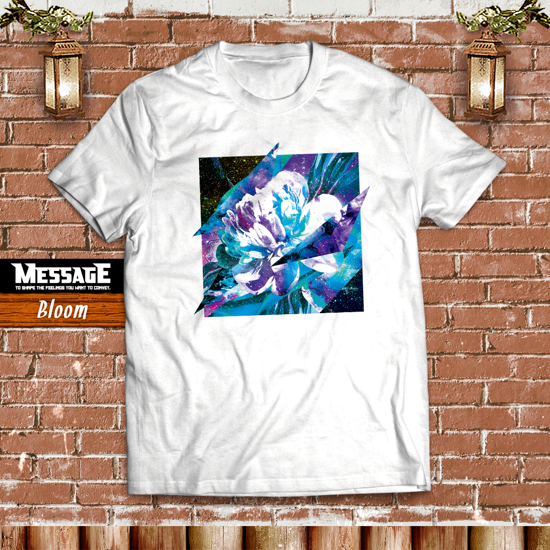 グラフィックアートTシャツ「Bloom」