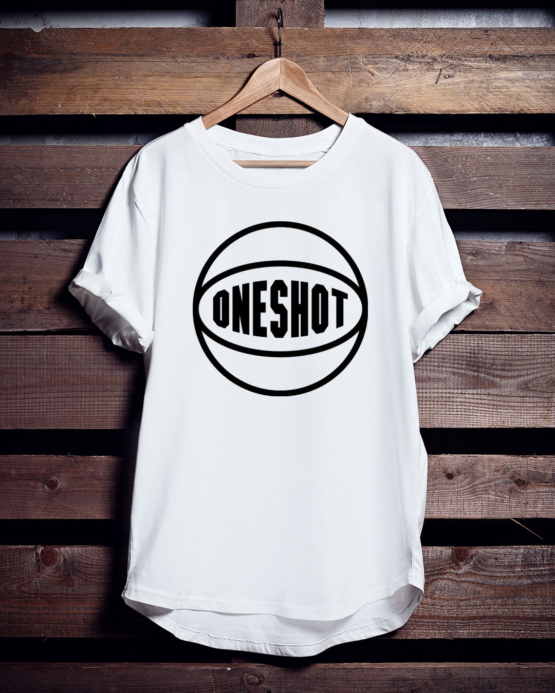 バスケTシャツ「ONESHOT」