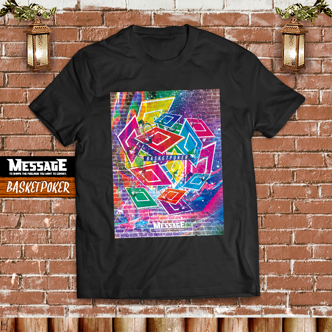 バスケットボールTシャツ「BASKETPOKER｣