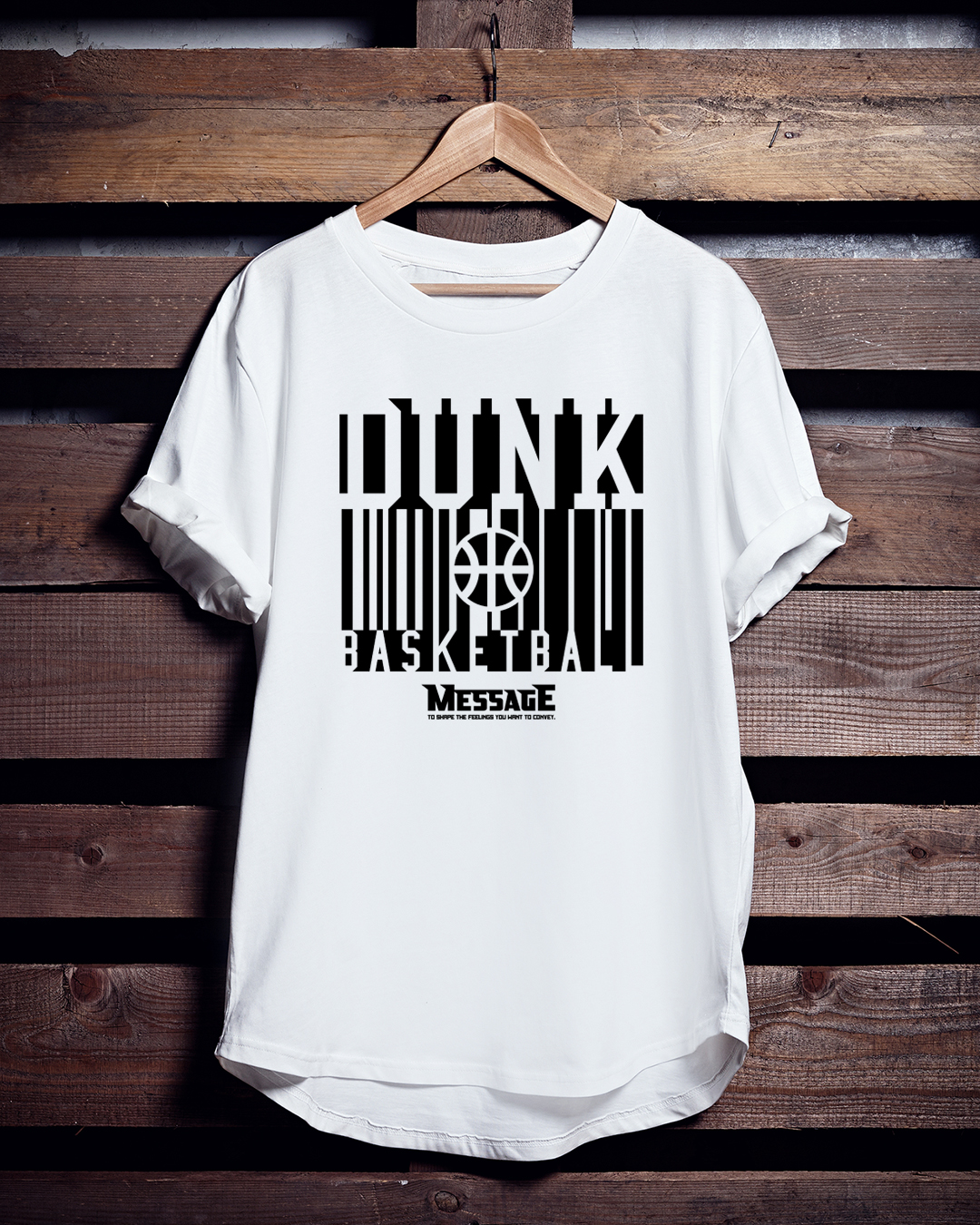 バスケTシャツ「DUNK LINES」