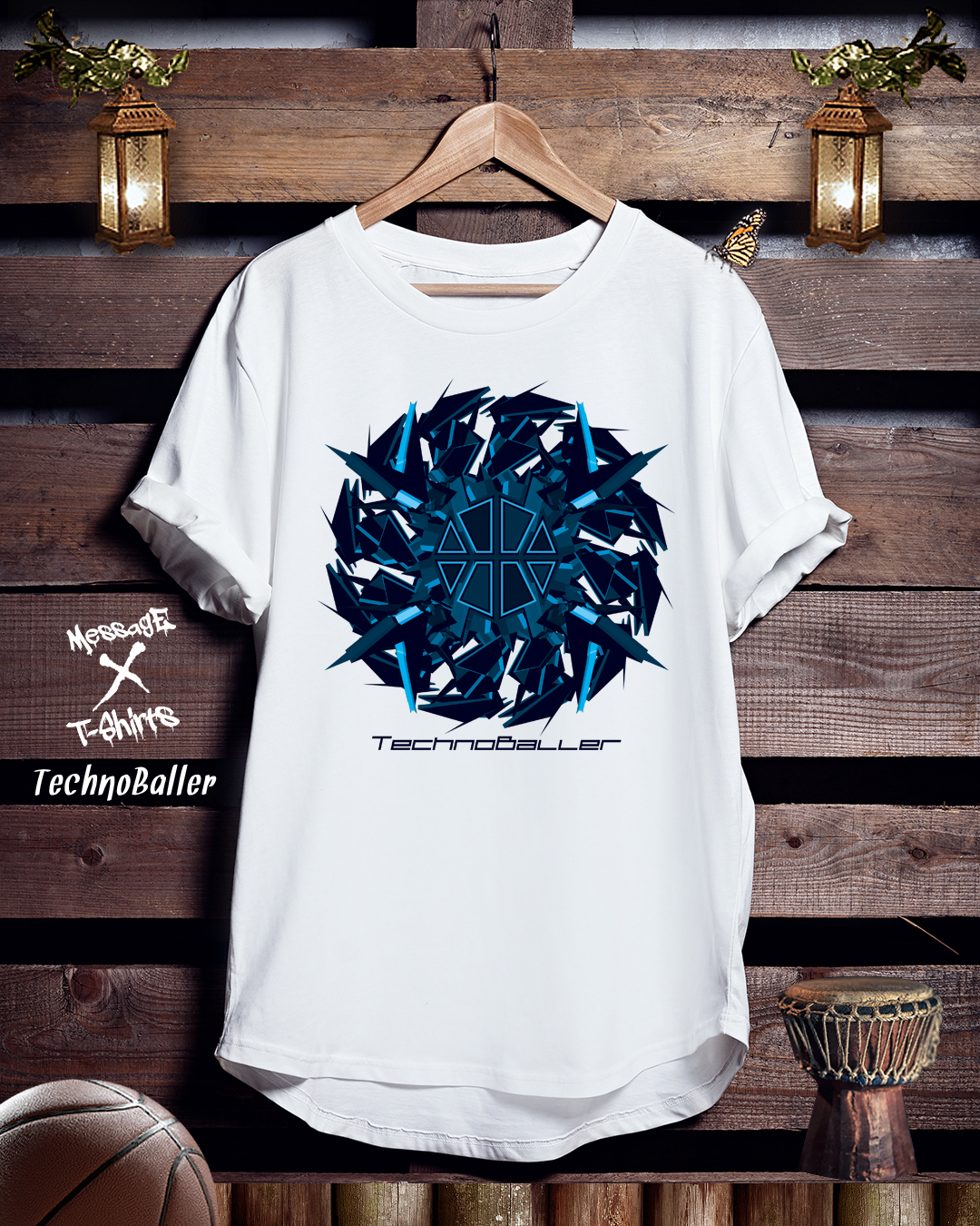 バスケットボールTシャツ「TechnoBaller」