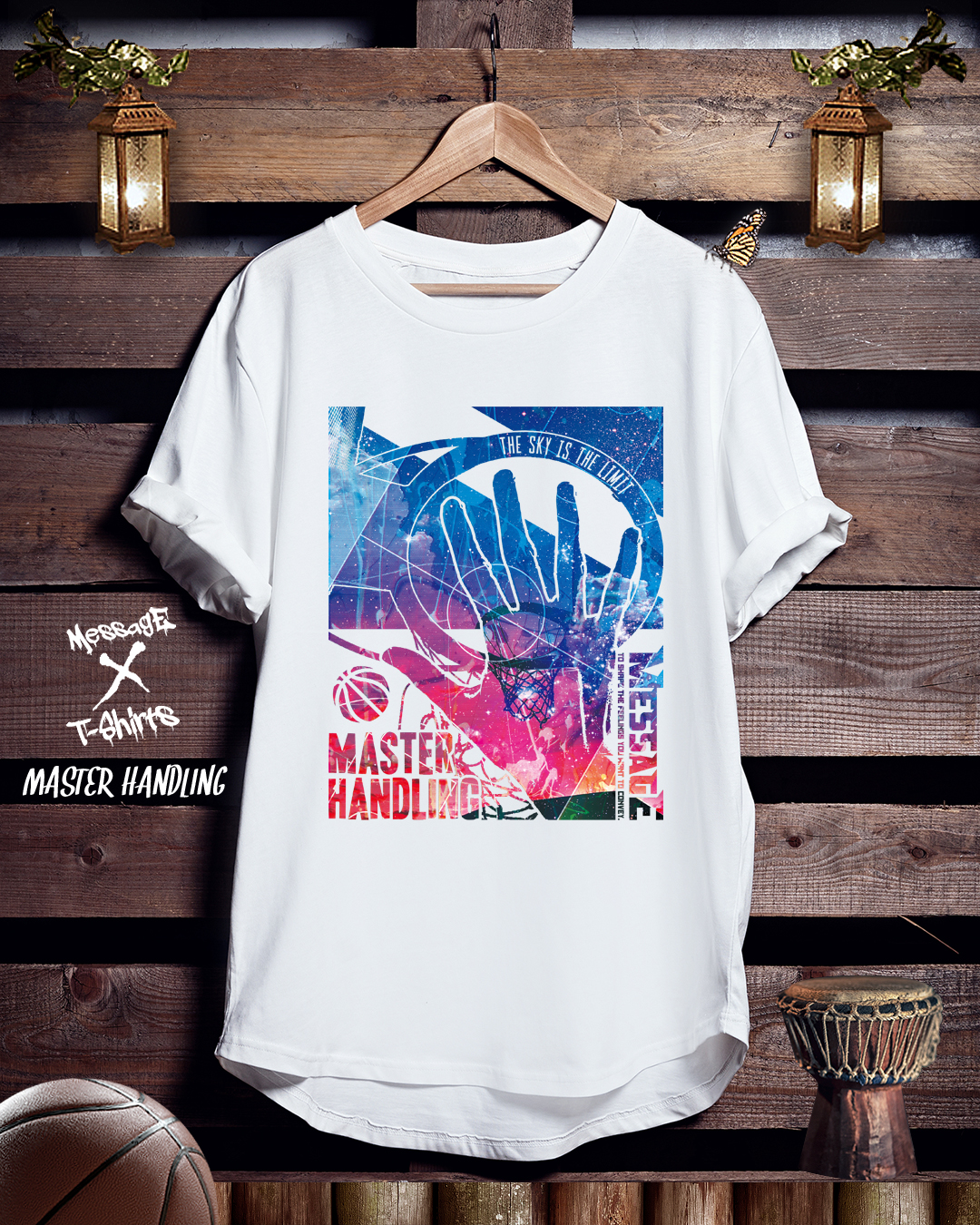 バスケットボールTシャツ「MASTER HANDLING」