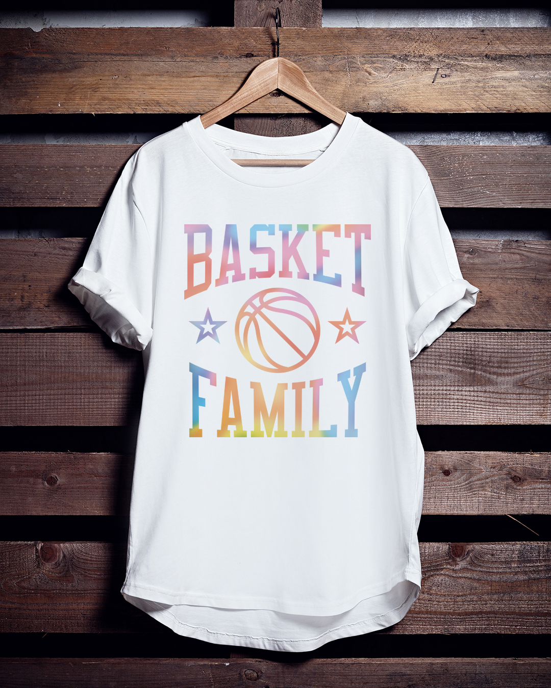 バスケTシャツ「BASKETBALL FAMILY」