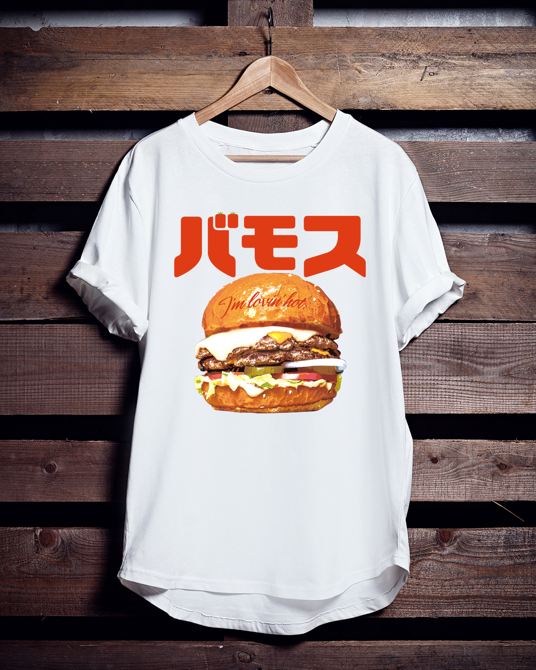 フードTシャツ「バモス」