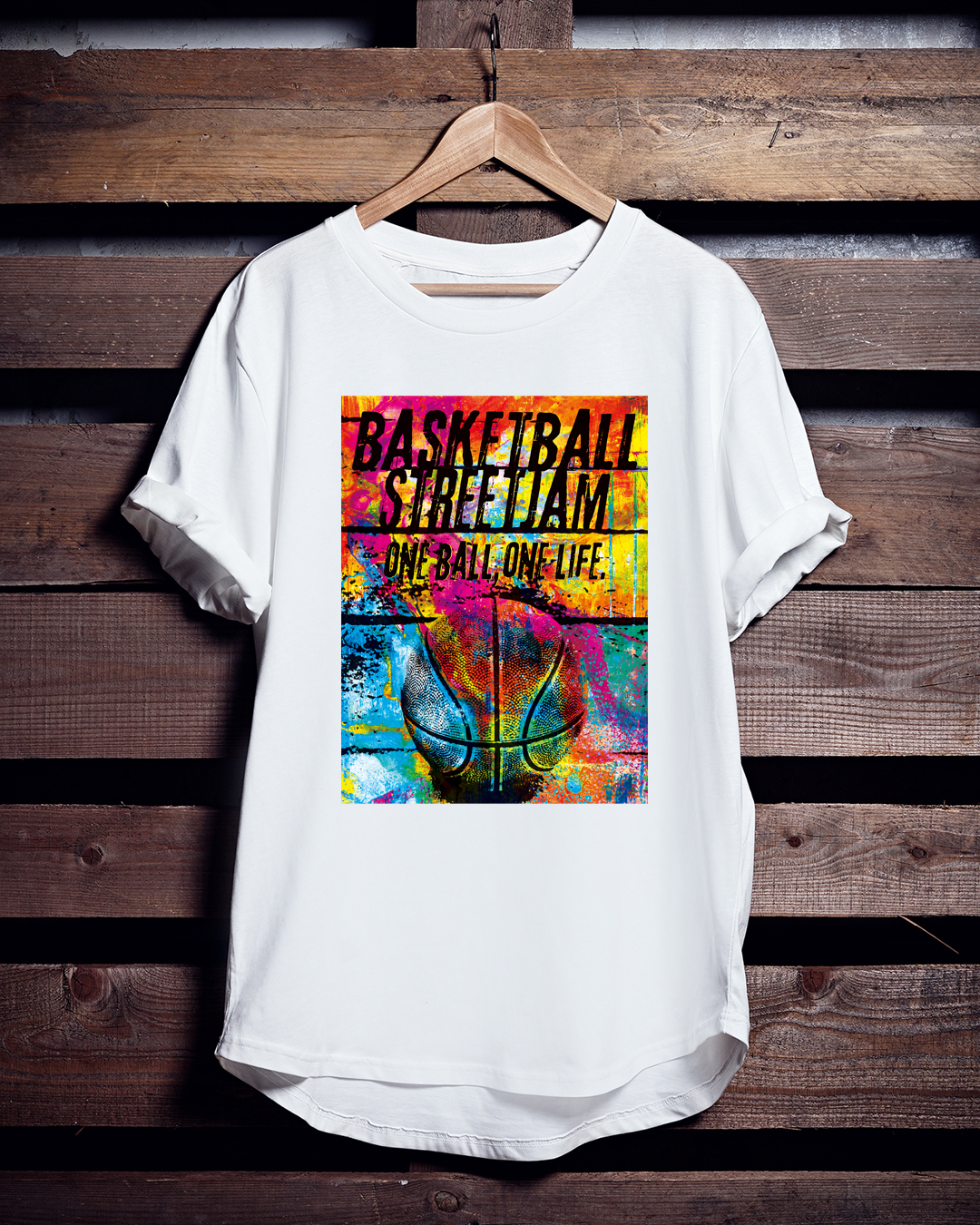バスケTシャツ「STREETJAM ART​​​​​​​」