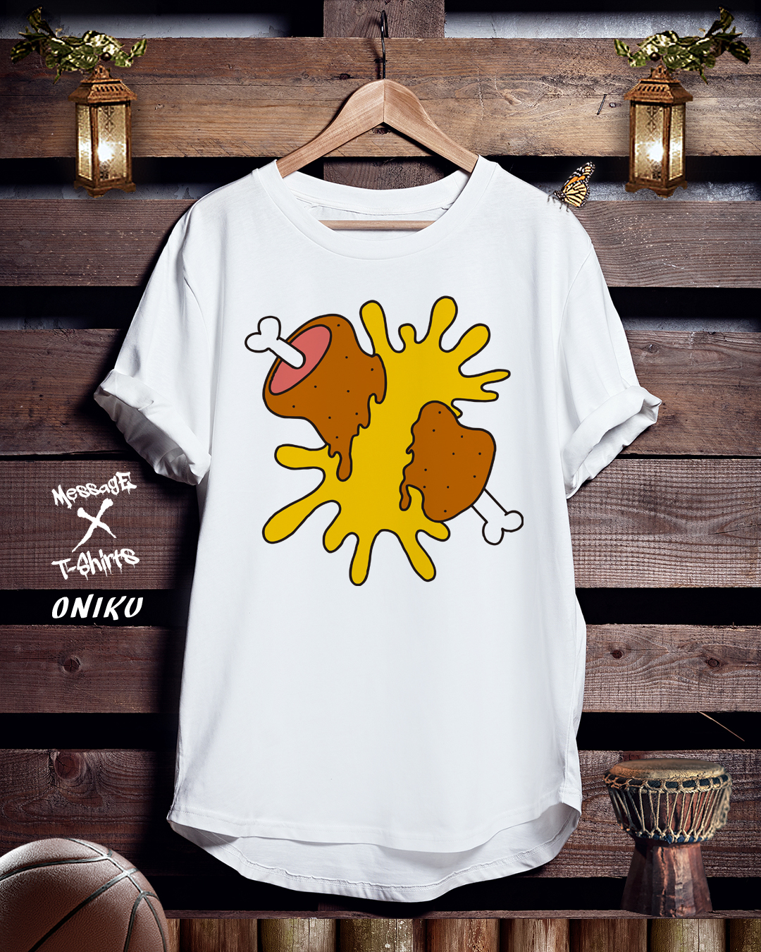 イラストTシャツ「ONIKU」