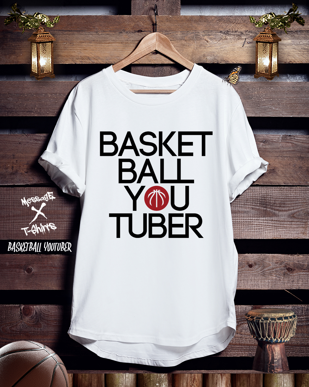バスケットボールTシャツ「BASKETBALL YOUTUBER」