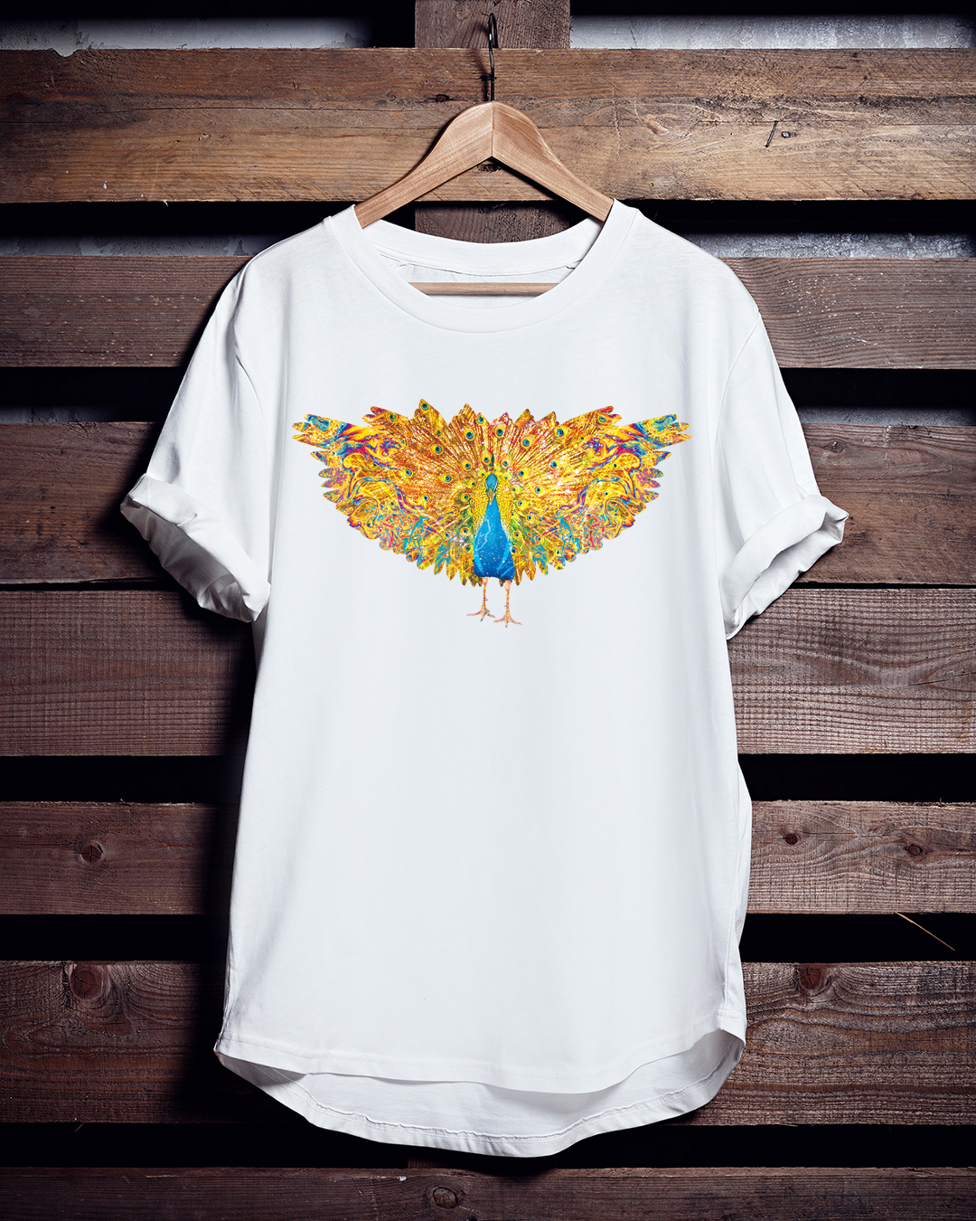 アニマルTシャツ「Peacock Phoenix」