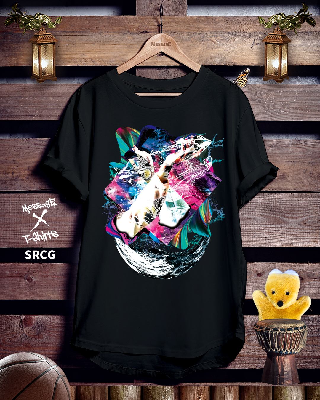 グラフィックアートTシャツ「SRCG」