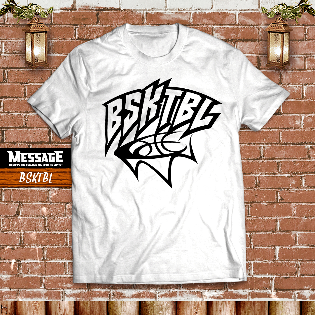 バスケットボールTシャツ「BSKTBL」