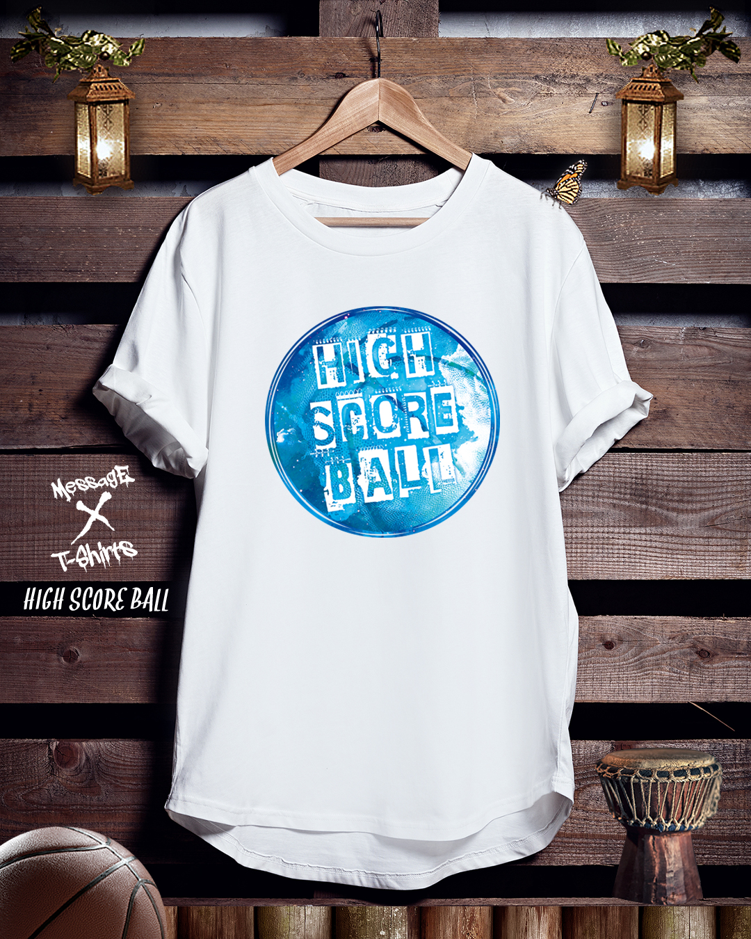 バスケットボールTシャツ「HIGH SCORE BALL」