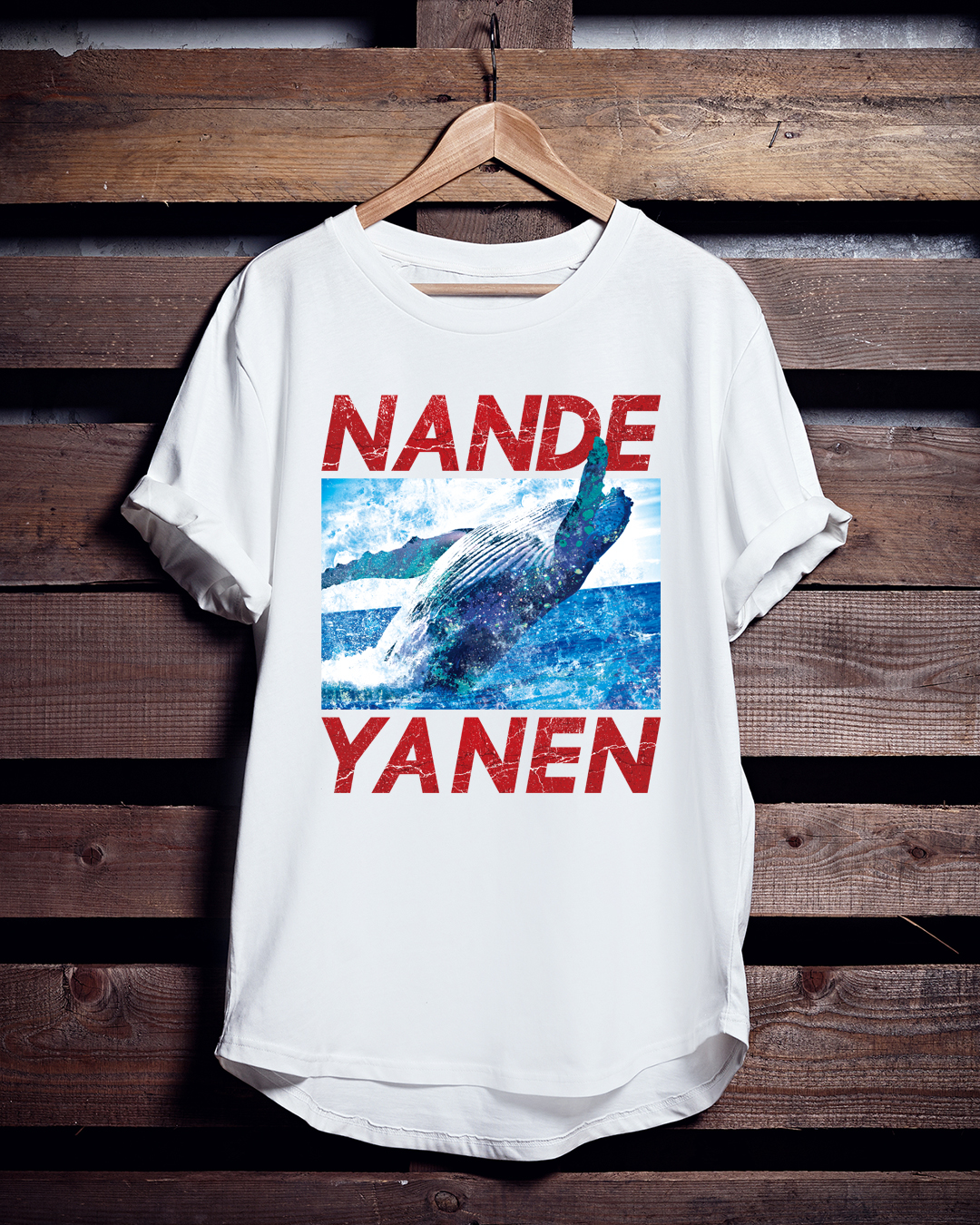 アニマルTシャツ「NANDEYANEN」