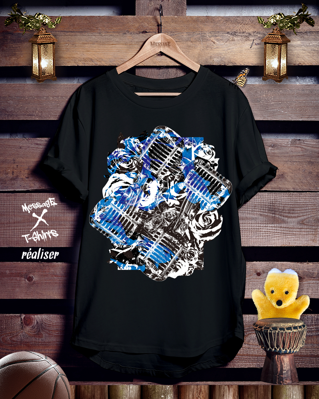 音楽アートTシャツ「réaliser」