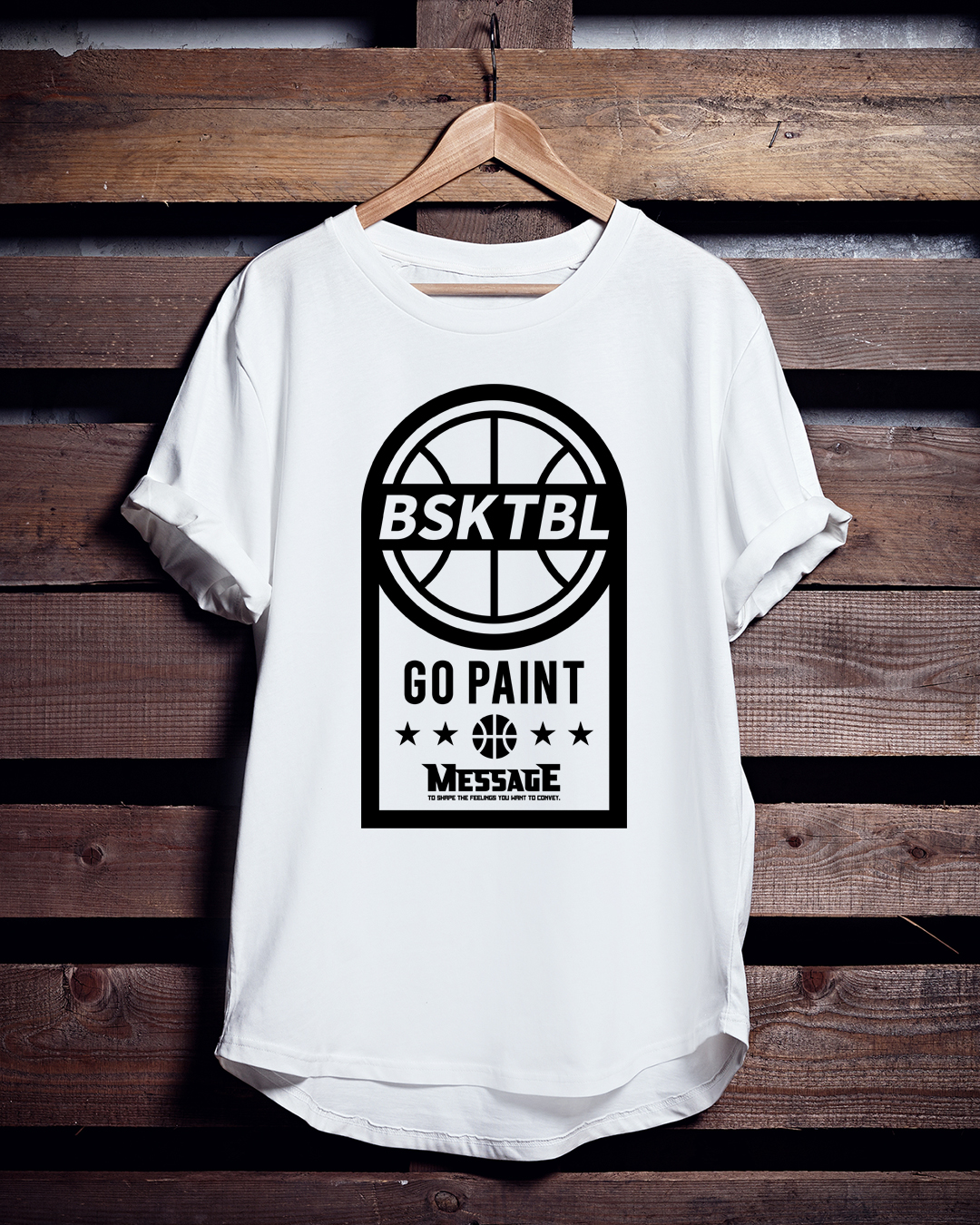 バスケTシャツ「GO PAINT」
