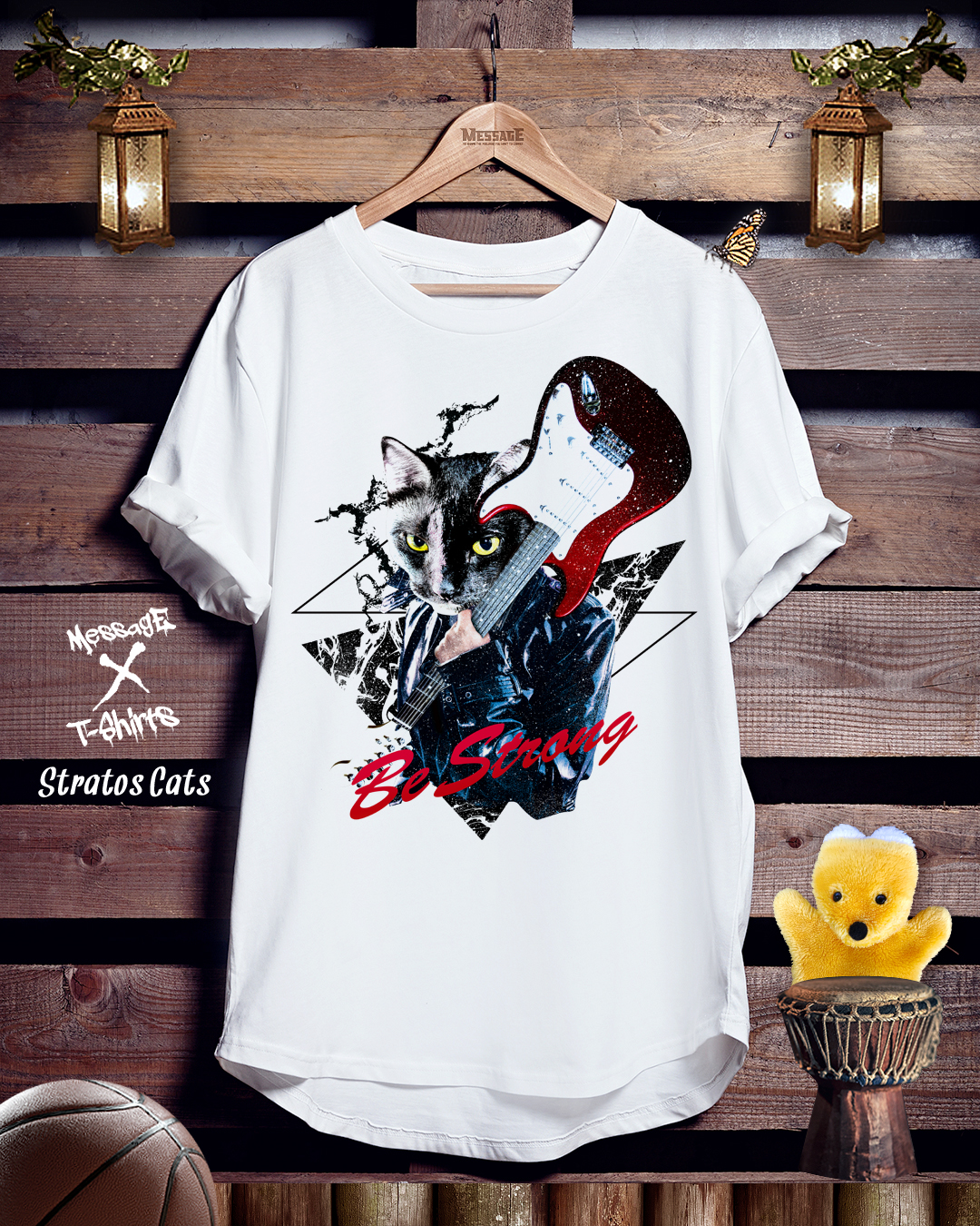 ねこTシャツ「Stratos Cats」