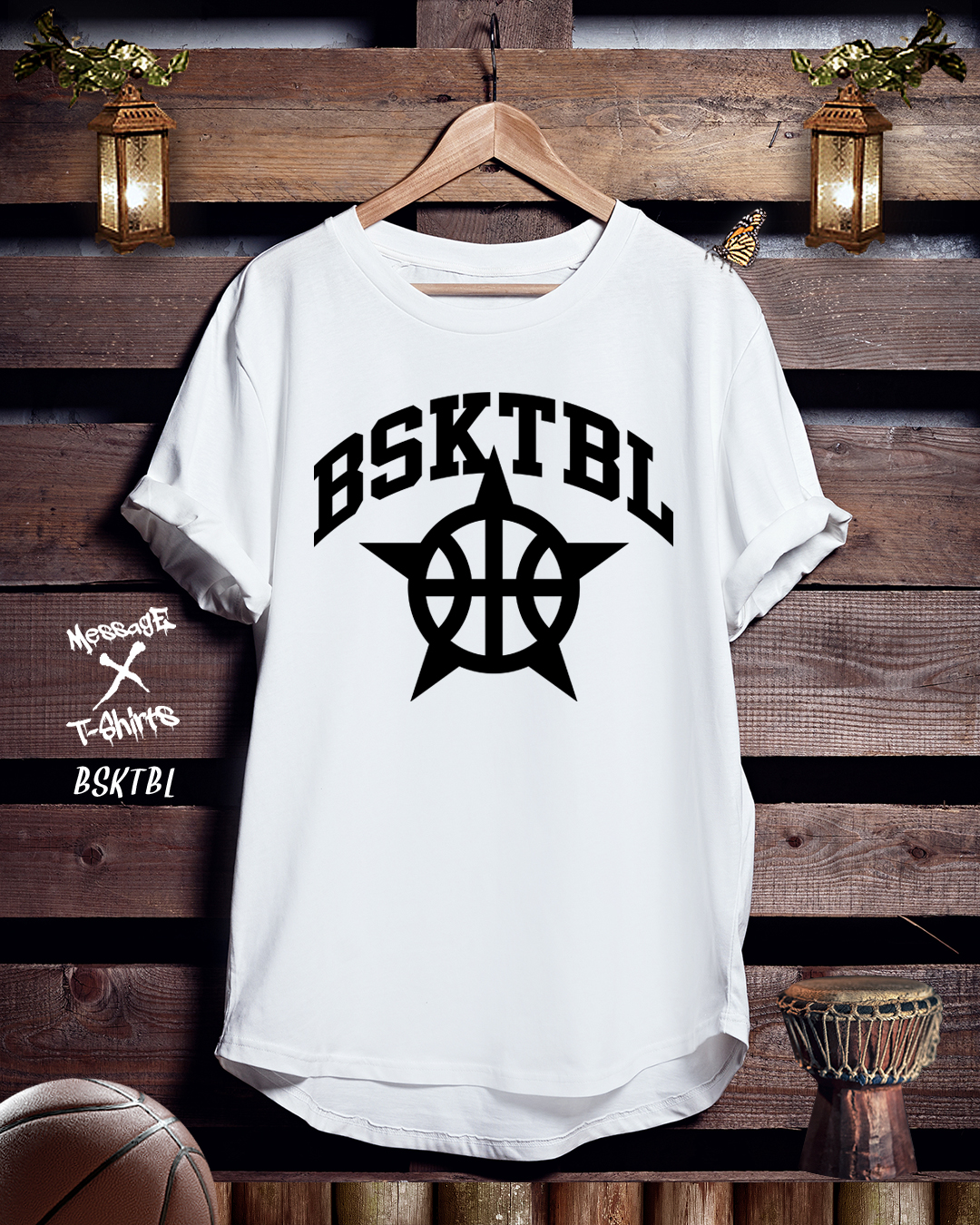 バスケットボールTシャツ「BSKTBL」