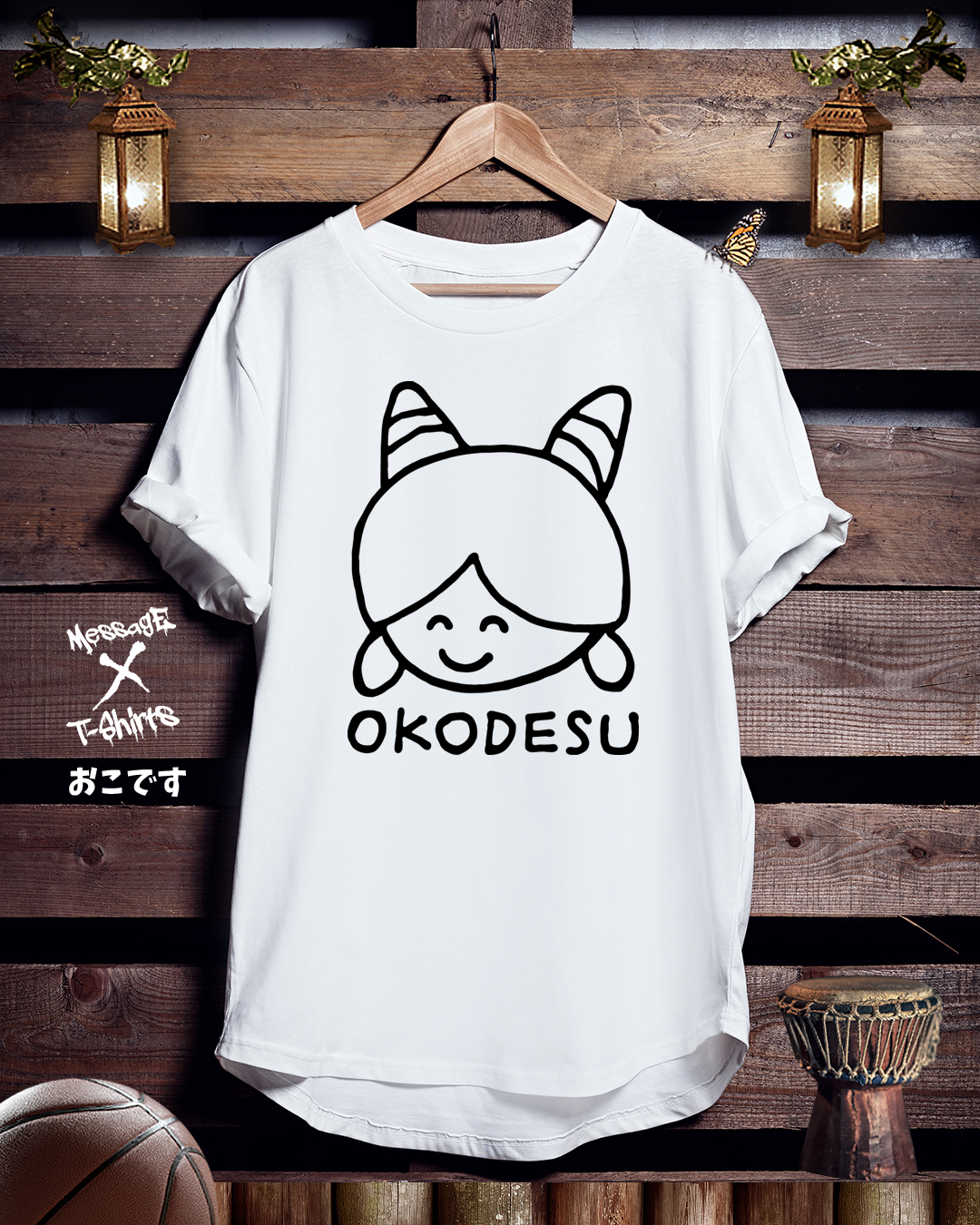 イラストTシャツ「おこです」