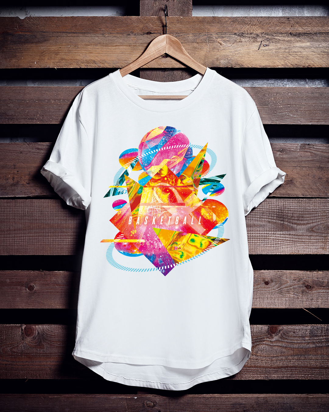 バスケTシャツ「MARBLE BASKETBALL」