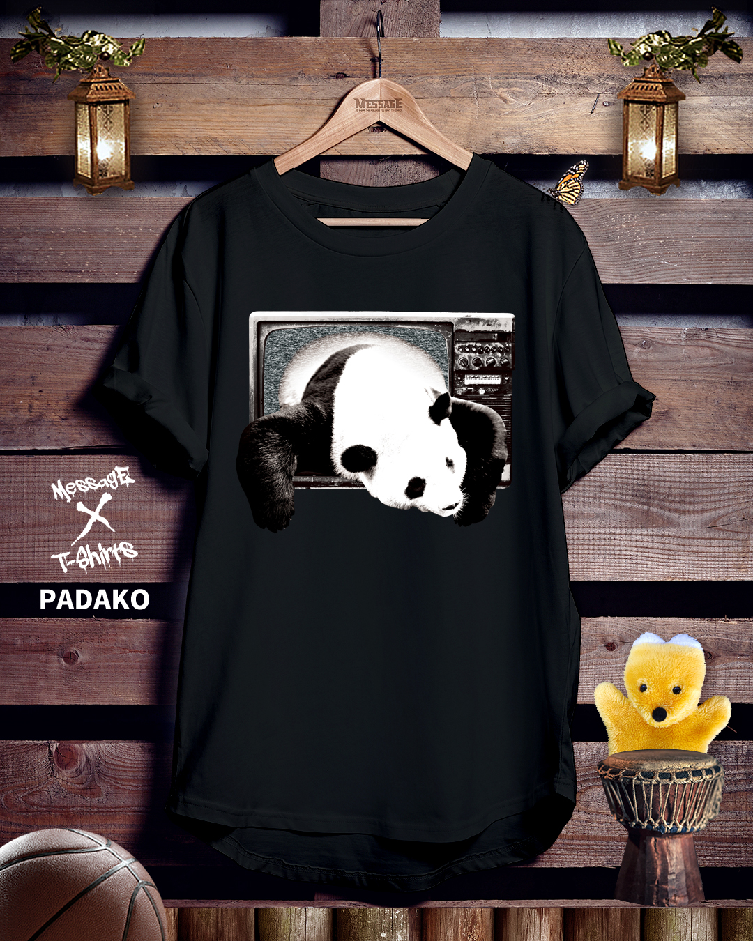 アニマルパンダTシャツ「PADAKO」