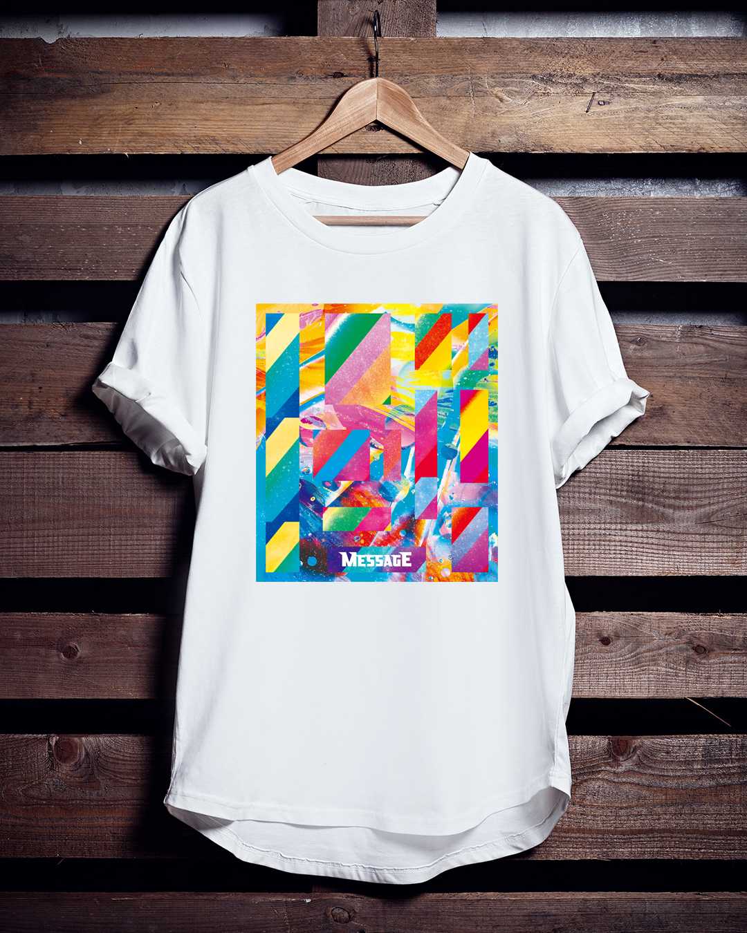 宇宙アートTシャツ「Quadrangle」
