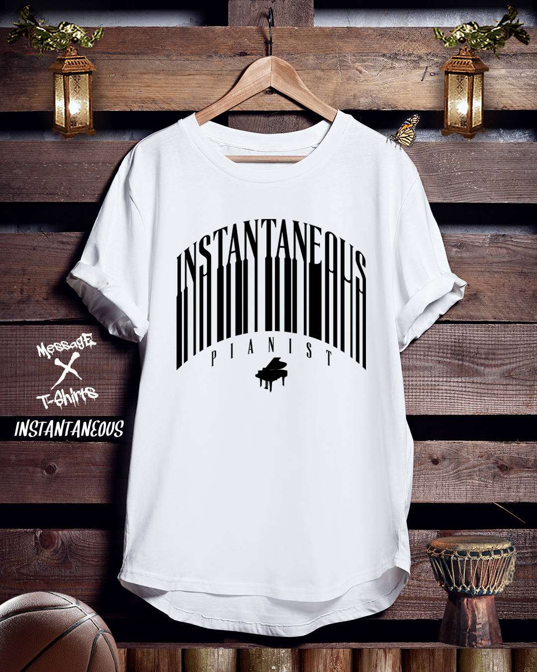 ピアノTシャツ「INSTANTANEOUS」