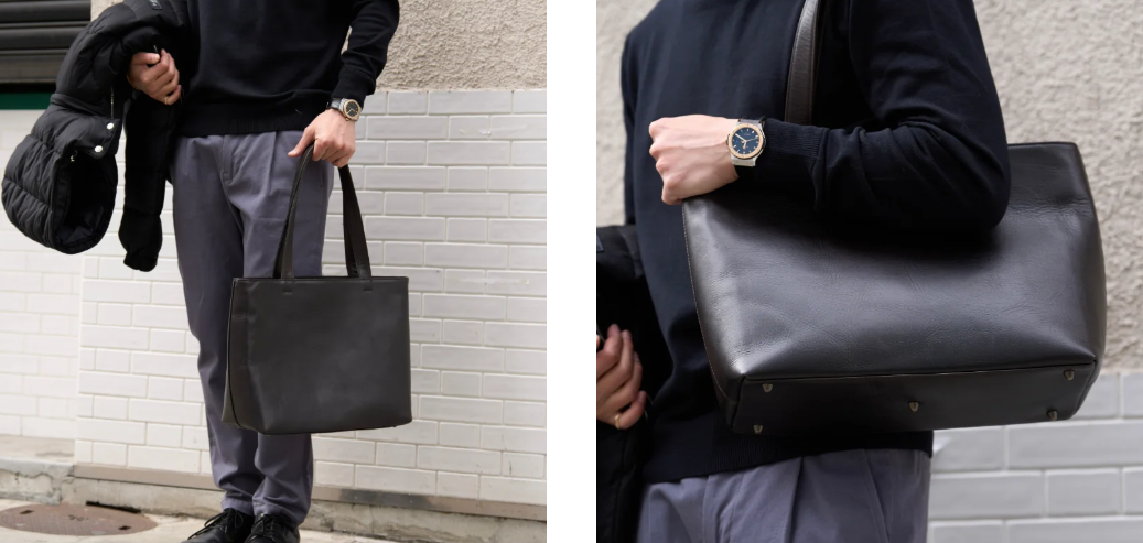 「トートバッグを見て頂いた反応が良かったのでこちらも“予約販売”ですね」