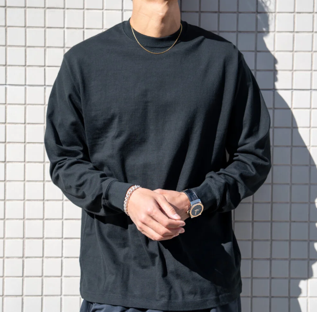 【新色】オーガニックロンTにブラックが登場しました！