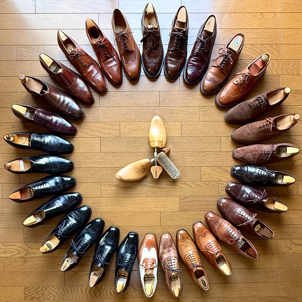 ウイングキャップの靴