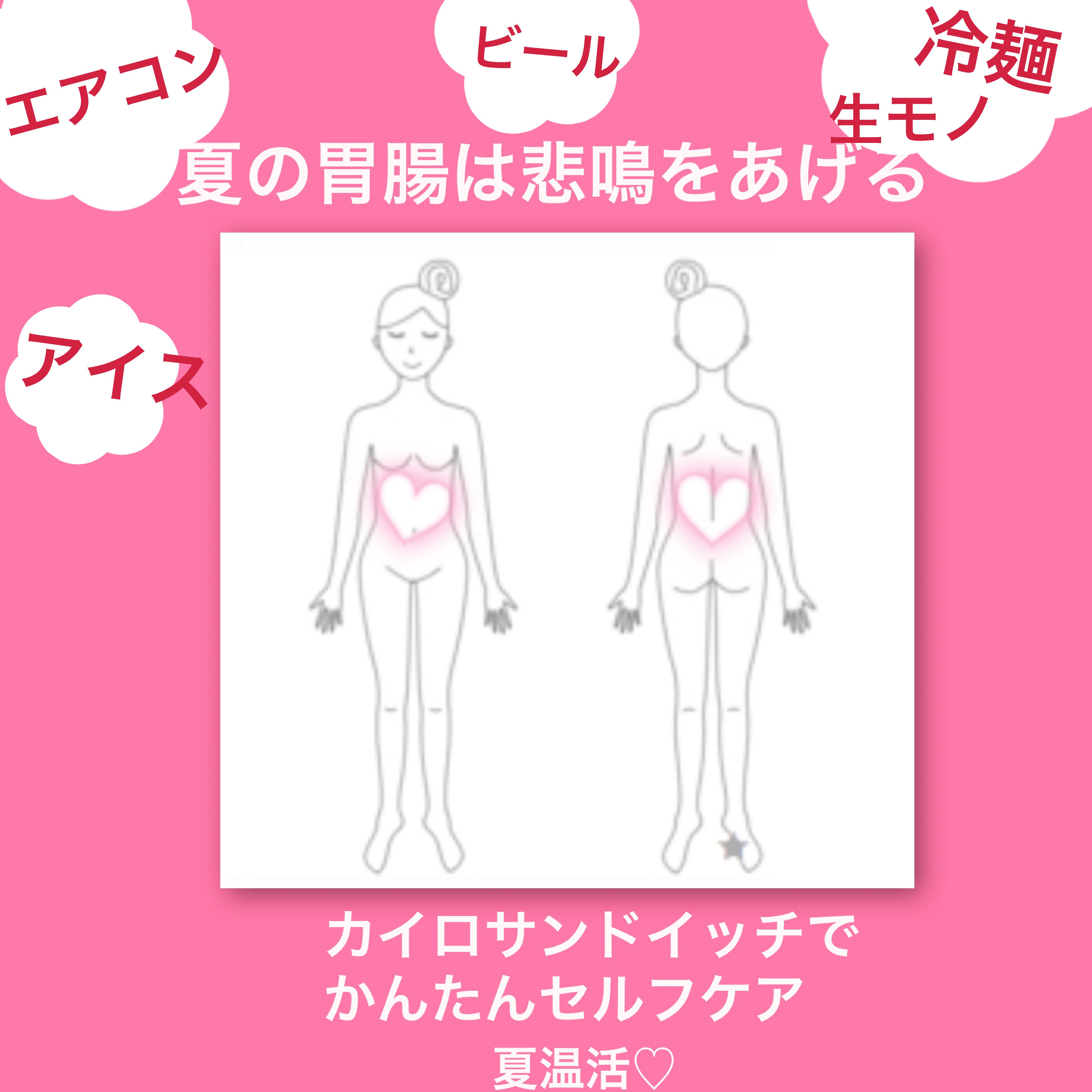 夏の胃腸は悲鳴をあげる！