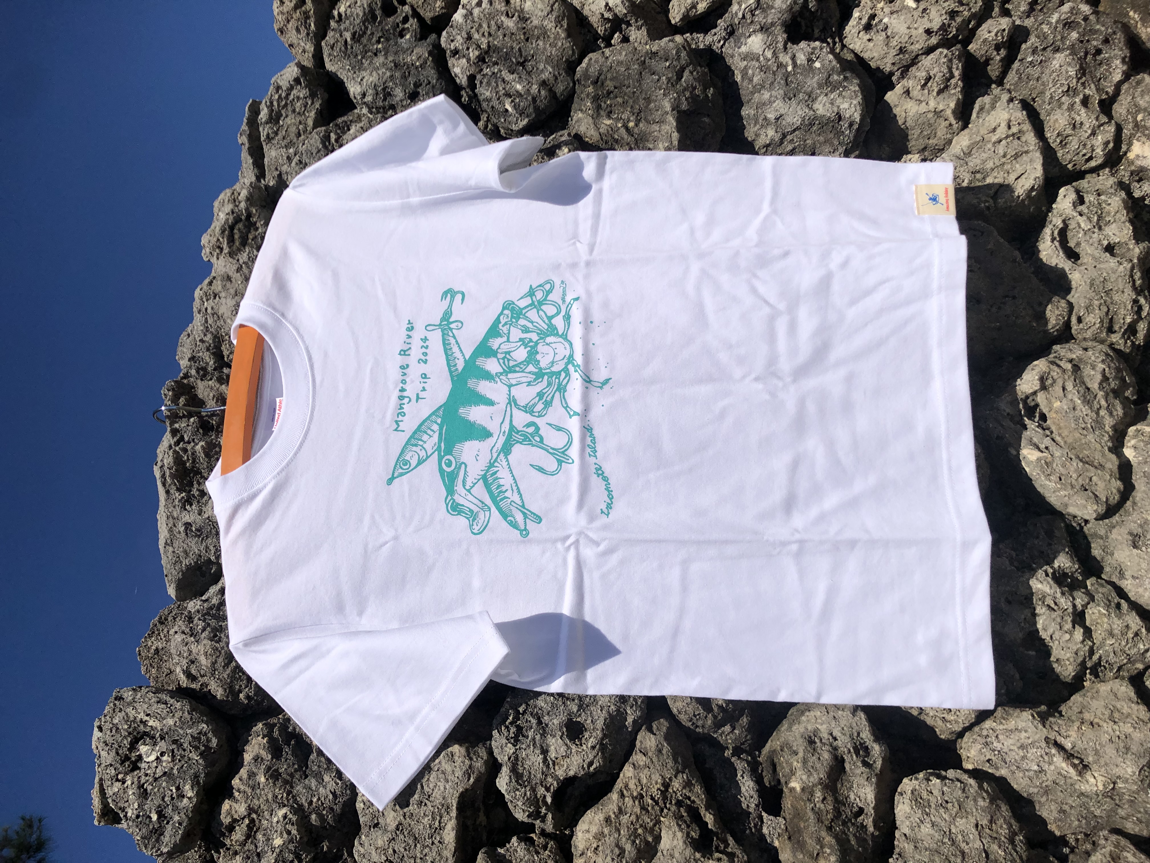 西表島釣りツアーTシャツ2024 販売のお知らせ。