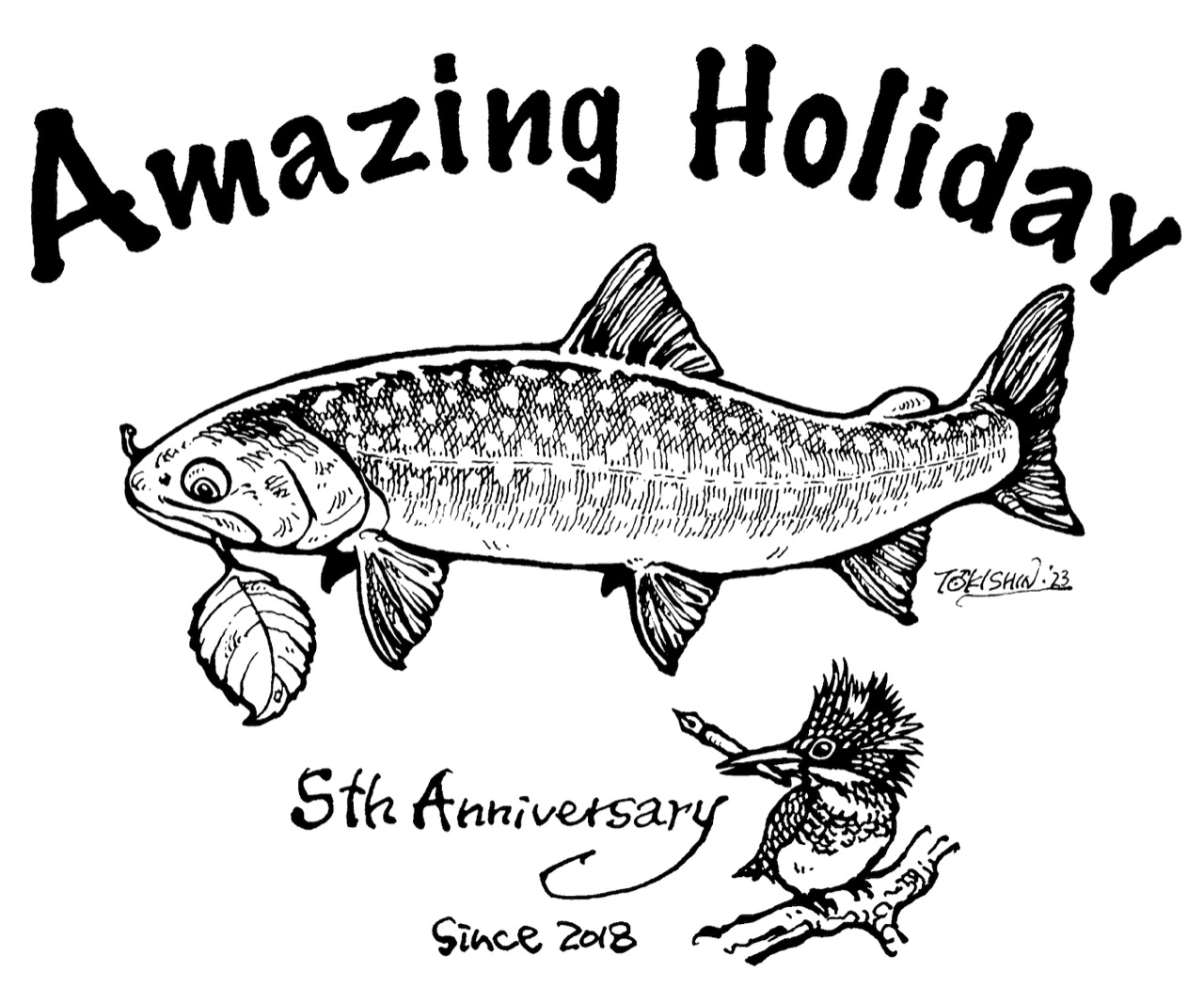 Amazing Holiday 5周年記念Tシャツのお知らせ