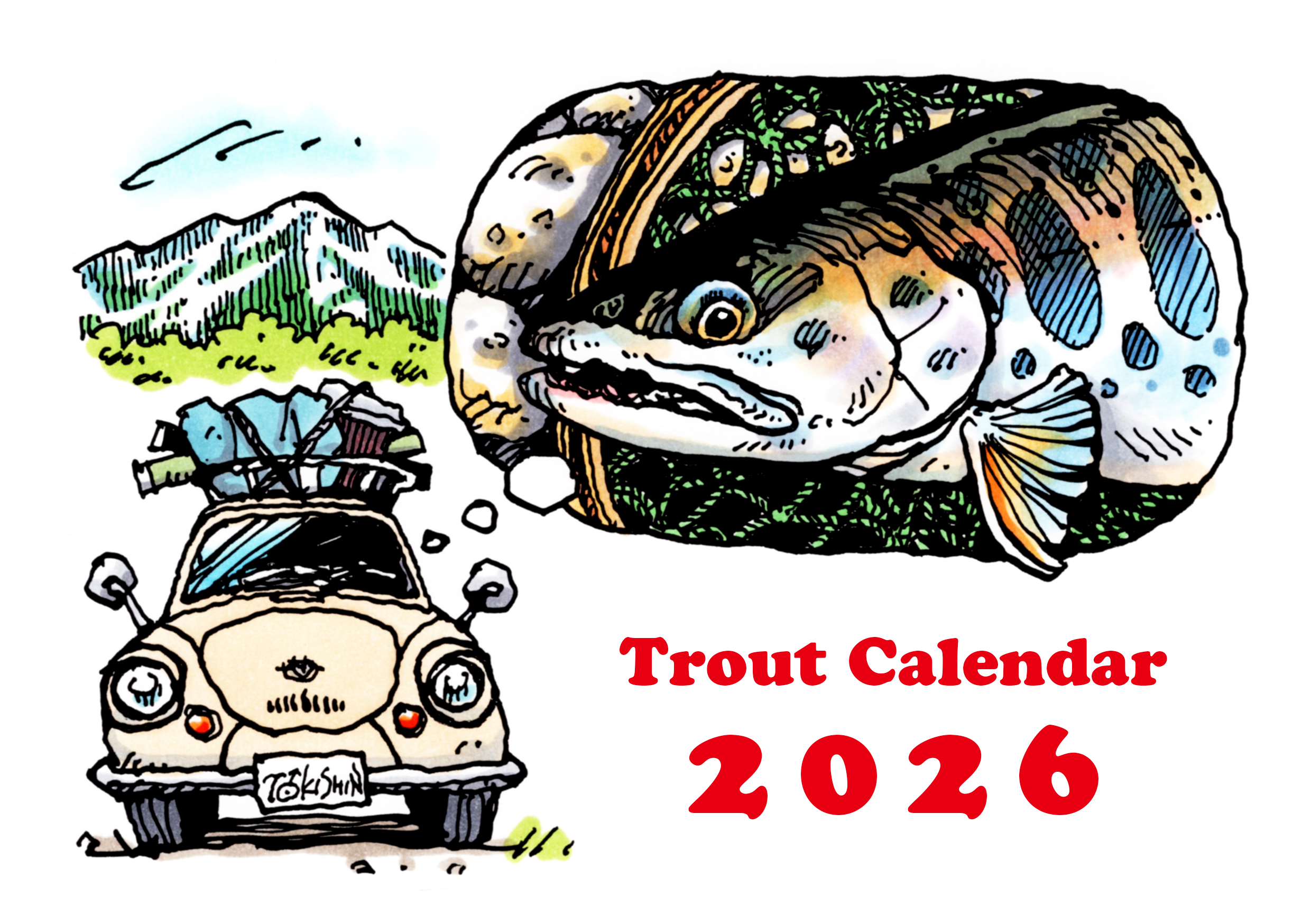 トラウトカレンダー2026のお知らせです。