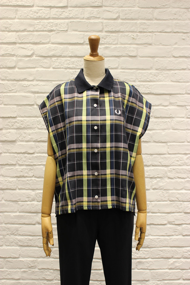 FRED PERRY/WOVEN CHECK SHIRT