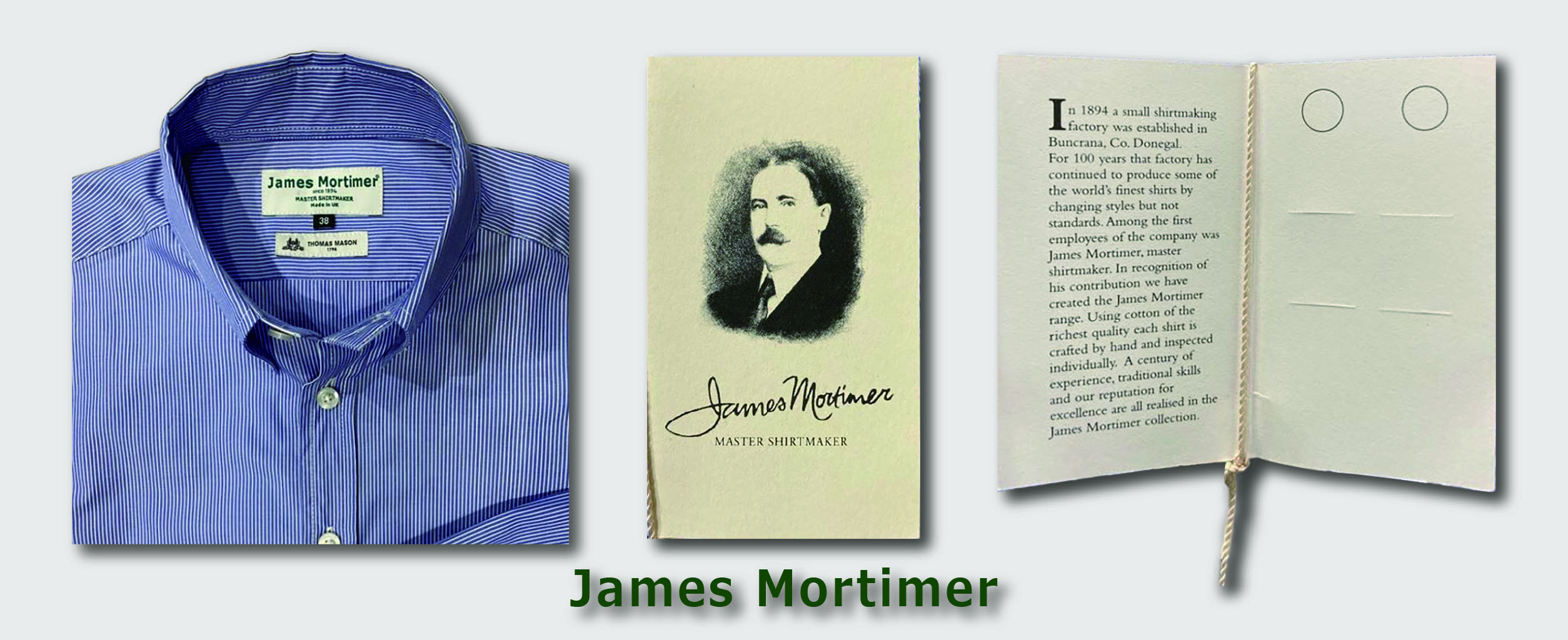 James Mortimerno上質過ぎるメンズシャツ｜アイルランドの職人技