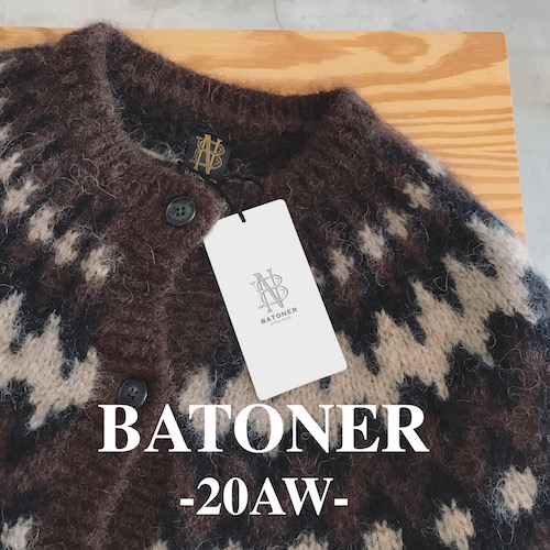 BATONER 20AWのサンプルが来ました！