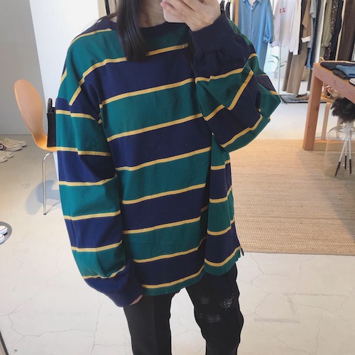 THE SHINONE ラガーボーダーTEEと色んなボトム。。