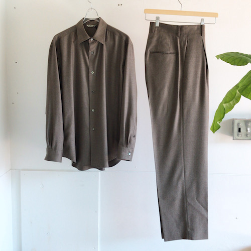 AURALEE新作！SUPER LIGHT WOOL シャツ＆スラックス
