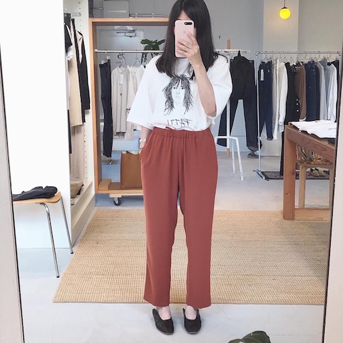 Graphpape r/ Satin Easy Pants