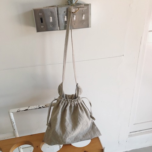 20/80 LINEN CANVAS #10 RED CROSS SHOULDER BAG