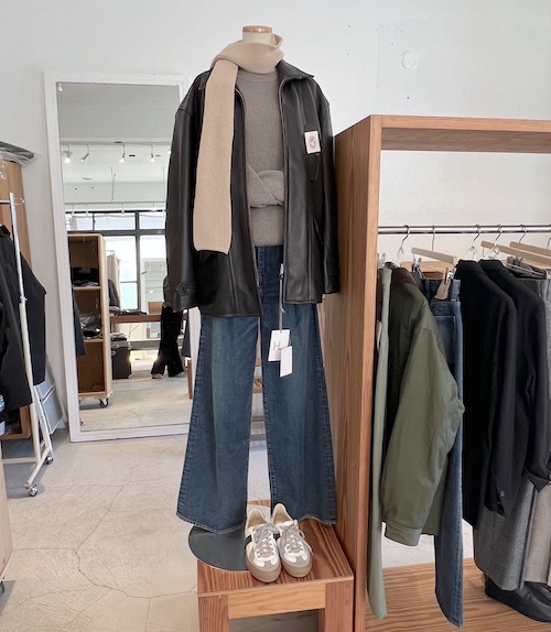 ディスプレイ&Nikkiスヌード着用