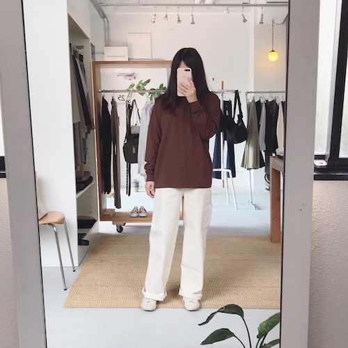 AURALEE ラスタープレーティングTEE