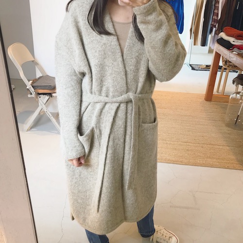 Phlannelのマントカーディガン
